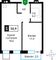 Продажа 1-комнатной квартиры 38,9 м², 2/6 этаж