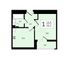 Продажа 1-комнатной квартиры 34,2 м², 24/25 этаж
