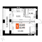 Продажа 1-комнатной квартиры 32,5 м², 4/4 этаж