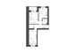 Продажа 2-комнатной квартиры 47,9 м², 2/3 этаж
