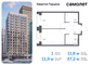 Продажа 1-комнатной квартиры 37,2 м², 15/23 этаж