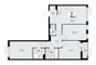 Продажа квартиры со свободной планировкой 78,1 м², 8/19 этаж