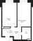 Продажа 1-комнатной квартиры 48,2 м², 5/5 этаж