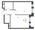 Продажа 1-комнатной квартиры 35,6 м², 2/8 этаж