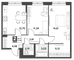 Продажа 2-комнатной квартиры 57,5 м², 10/25 этаж
