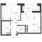 Продажа 1-комнатной квартиры 40,5 м², 9/14 этаж