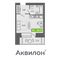 Продажа квартиры-студии 26,1 м², 6/9 этаж