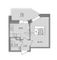 Продажа 1-комнатной квартиры 31 м², 2/9 этаж