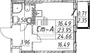 Продажа квартиры-студии 24 м², 2/5 этаж