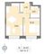 Продажа 1-комнатной квартиры 36,5 м², 3/30 этаж