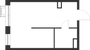 Продажа 1-комнатной квартиры 25,7 м², 9/17 этаж