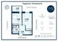 Продажа 1-комнатной квартиры 34,3 м², 6/12 этаж