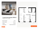 Продажа 2-комнатной квартиры 56,8 м², 2/9 этаж
