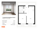 Продажа 1-комнатной квартиры 34,3 м², 31/33 этаж