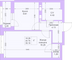 Продажа 1-комнатной квартиры 36,2 м², 21/25 этаж