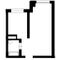 Продажа 1-комнатной квартиры 41 м², 4/4 этаж