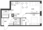 Продажа 2-комнатной квартиры 47,3 м², 19/25 этаж