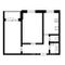 Продажа 2-комнатной квартиры 53 м², 2/5 этаж