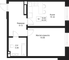 Продажа 1-комнатной квартиры 45 м², 3/5 этаж