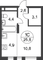 Продажа квартиры-студии 25,8 м², 9/17 этаж