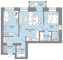 Продажа 2-комнатной квартиры 66 м², 6/8 этаж