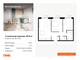 Продажа 2-комнатной квартиры 55,8 м², 18/25 этаж