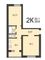 Продажа 2-комнатной квартиры 50,1 м², 4/5 этаж