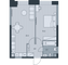 Продажа 2-комнатной квартиры 46,1 м², 23/34 этаж