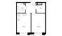 Продажа 1-комнатной квартиры 42,1 м², 6/9 этаж