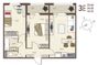 Продажа 2-комнатной квартиры 58,5 м², 2/17 этаж