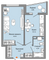 Продажа 1-комнатной квартиры 39 м², 2/9 этаж