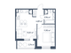 Продажа 1-комнатной квартиры 38,4 м², 7/25 этаж
