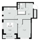 Продажа квартиры со свободной планировкой 46,8 м², 14/30 этаж