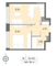 Продажа 1-комнатной квартиры 34,6 м², 4/30 этаж