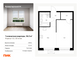 Продажа 1-комнатной квартиры 34,2 м², 32/33 этаж