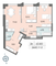 Продажа 2-комнатной квартиры 63,8 м², 2/58 этаж
