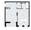Продажа квартиры со свободной планировкой 37,4 м², 9/10 этаж