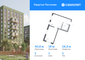 Продажа 1-комнатной квартиры 40,6 м², 1/11 этаж