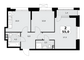 Продажа квартиры со свободной планировкой 55 м², 3/8 этаж