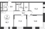 Продажа 3-комнатной квартиры 78,4 м², 11/22 этаж