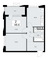 Продажа квартиры со свободной планировкой 48,6 м², 20/22 этаж