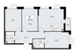 Продажа квартиры со свободной планировкой 83,6 м², 2/13 этаж