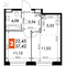 Продажа 2-комнатной квартиры 37,4 м², 15/15 этаж