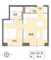 Продажа 1-комнатной квартиры 36,4 м², 32/52 этаж