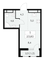 Продажа квартиры со свободной планировкой 23,6 м², 10/30 этаж