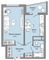 Продажа 1-комнатной квартиры 39 м², 8/9 этаж