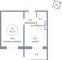 Продажа 1-комнатной квартиры 41,3 м², 1/8 этаж