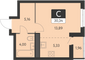 Продажа квартиры-студии 29,4 м², 23 этаж