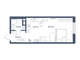 Продажа квартиры-студии 33,2 м², 5/11 этаж
