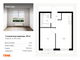Продажа 1-комнатной квартиры 32 м², 24/24 этаж